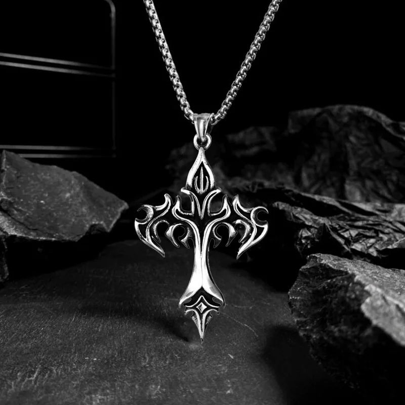 Flame Cross Chain