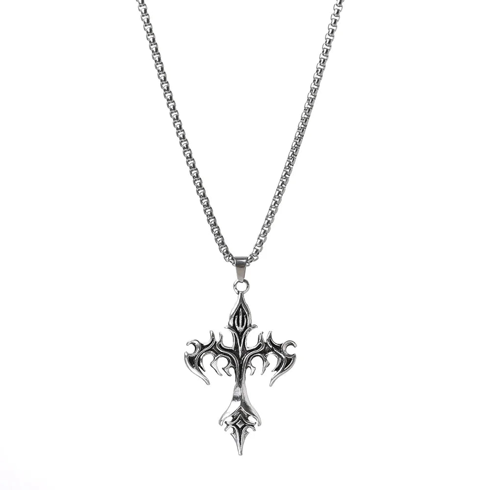 Flame Cross Chain